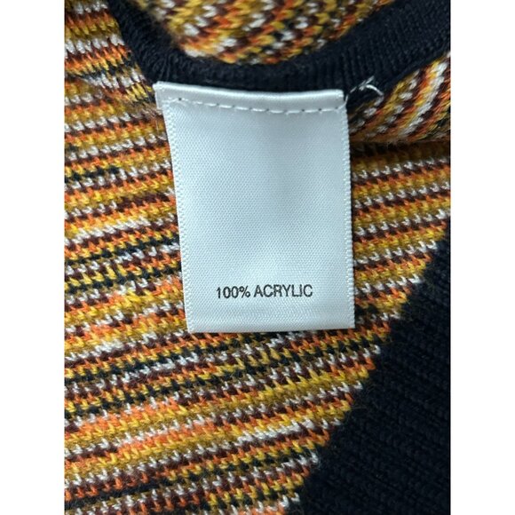 Murano Mens Plaid Sweater Multicolor Crew Neck Sz XL - Picture 7 of 9